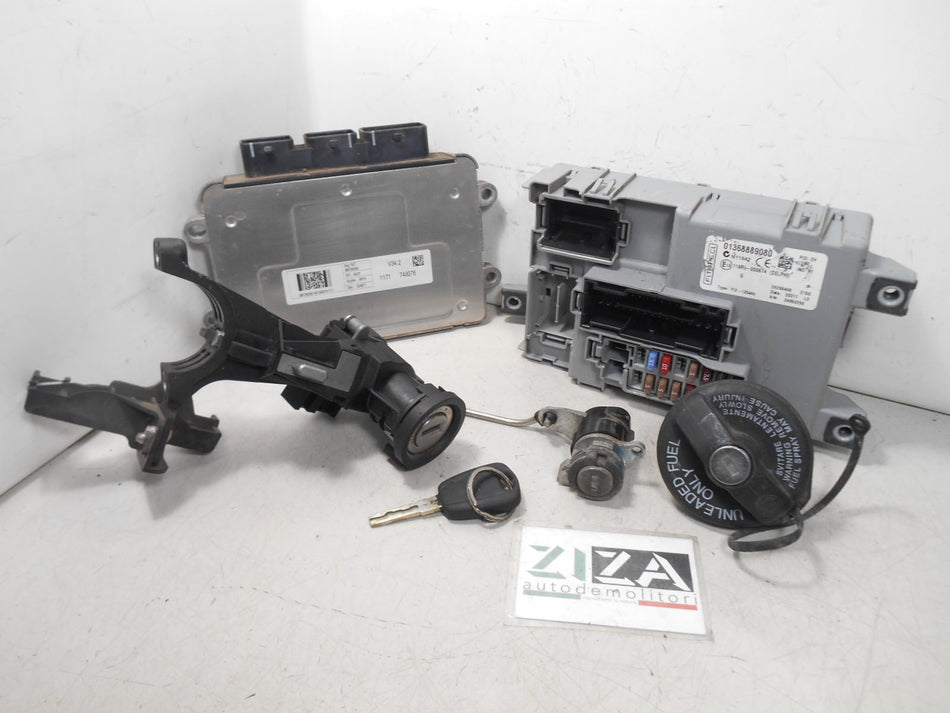 Kit Chiave ECU Fiat Fiorino 1.4 54kw KFT 2011 9667260380 01368889080
