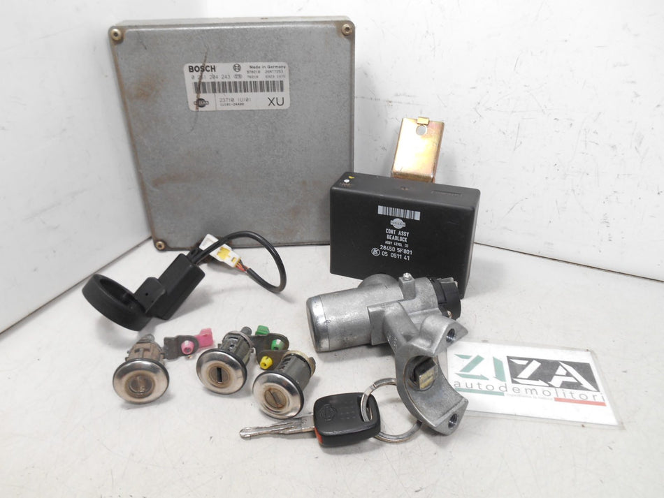 Kit Chiave ECU Nissan Micra K11 1.0 44kw 60cv CG10 1997 0261204243 23710-1U101