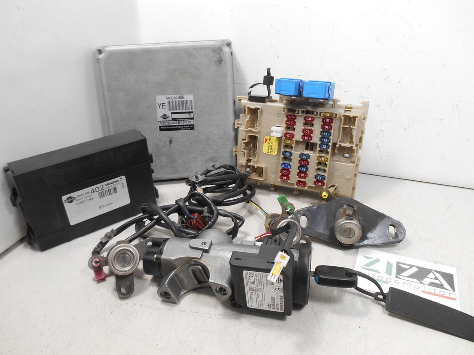 Kit Chiave ECU Nissan Almera N16 1.5 66kw 90cv QG15 2002 MEC20-605 28590-C9902