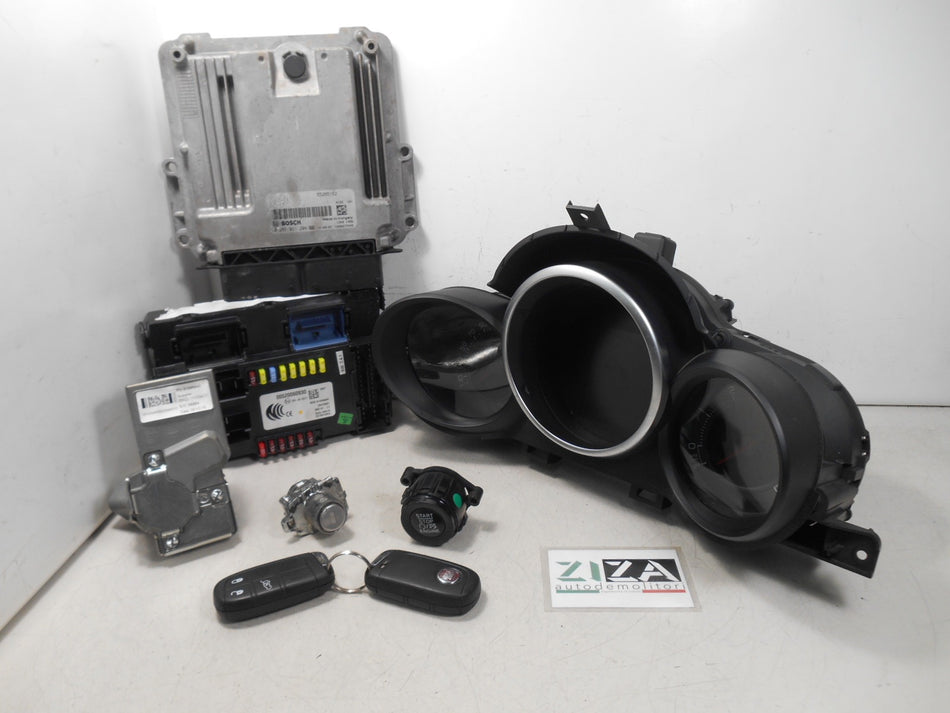 Kit Chiave ECU Fiat 500X 334 1.6 Mjet 120cv 55260384 2015 55265162 0281031204