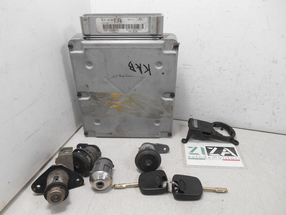 Kit Chiave ECU Ford Ka I 1.3 44kw 60cv J4M 2000 FIFA XS5F-12A650-FA 98AP-15607-AB