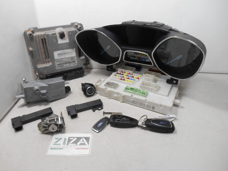 Kit Chiave ECU Ford Focus III 1.5 TDCI 88kw 120cv XWDB 2015 0281032071 F1ET-10849-BLG