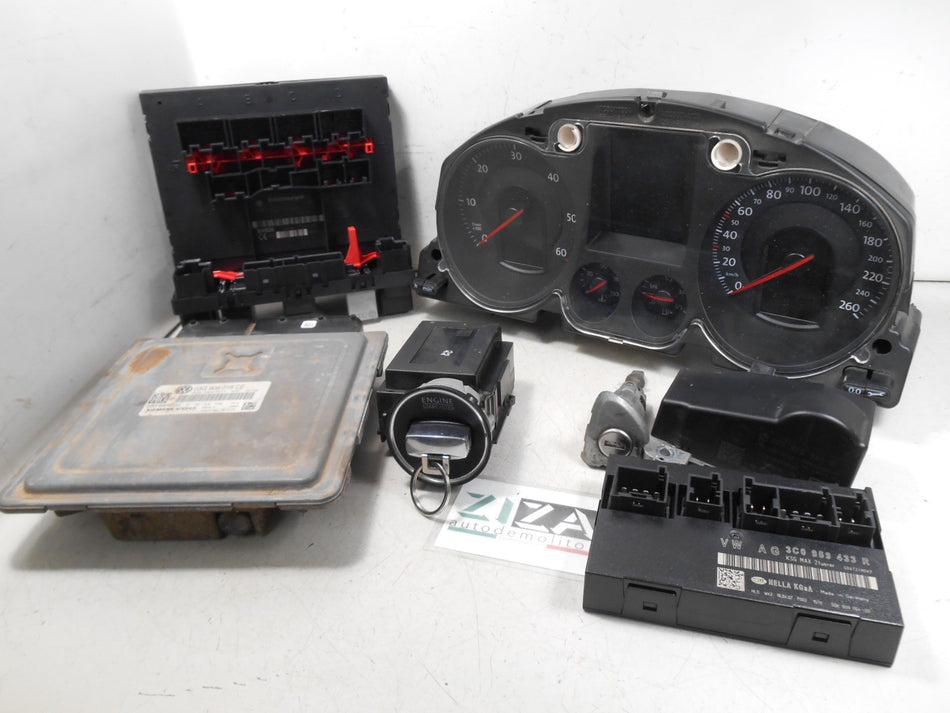 Kit Chiave ECU VW Passat 3C 2.0 TDI 140cv BKP 2007 03G906018CE