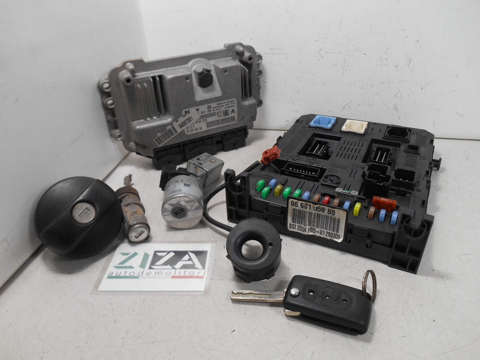 Kit Chiave ECU Peugeot 307 CC 1.6 16V 80kw 110cv NFU 2005 9659306680