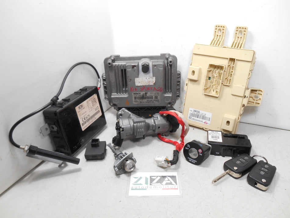Kit Chiave ECU Kia Sportage SL 1.7 85kw D4FD 2011 39120-2A052 91950-3W030