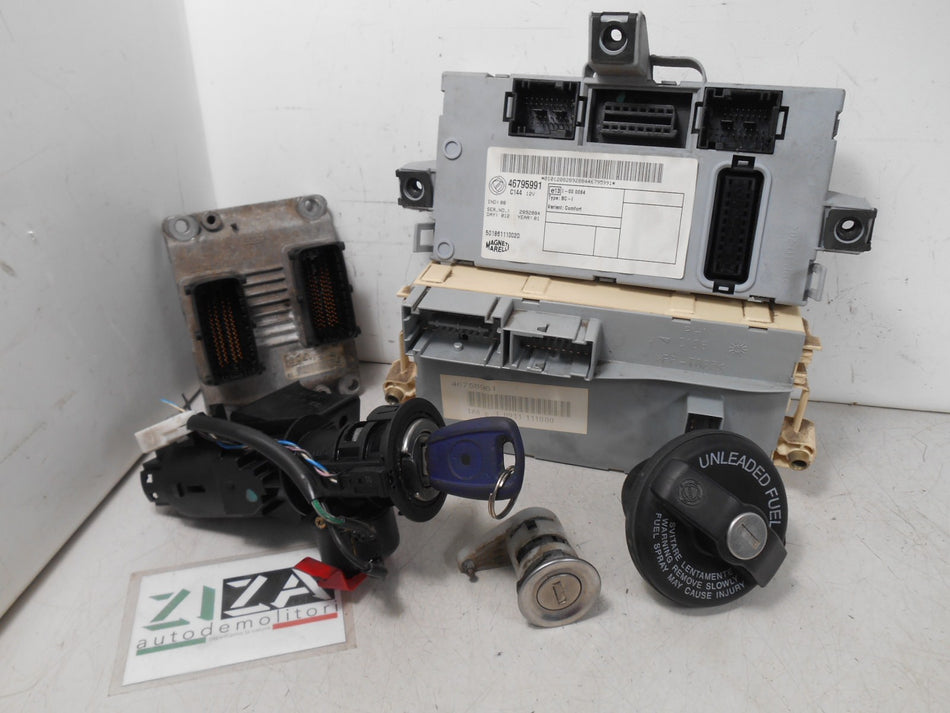 Kit Chiave ECU Fiat Punto 188 1.2 16V 59kw 80cv 188A5000 2001 00467694040