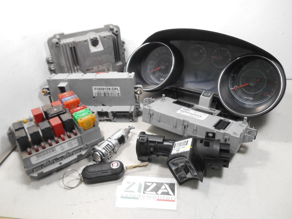 Kit Chiave ECU Fiat Bravo 198 1.6 16V 88kw 120cv 198A2000 2009 51833941