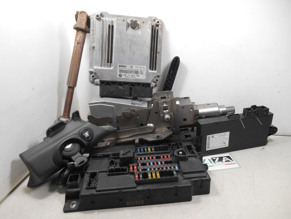 Kit Chiave ECU Mini Cooper D R56 1.6 80kw 110cv 9HZ 2008 0281014856 7809794