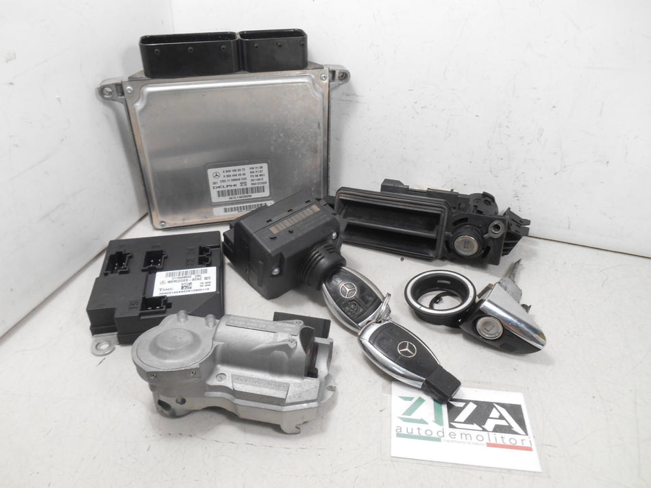Kit Chiave ECU Mercedes W211 E220 2.2 125kw 646821 2008 A6461505372 A0044464940