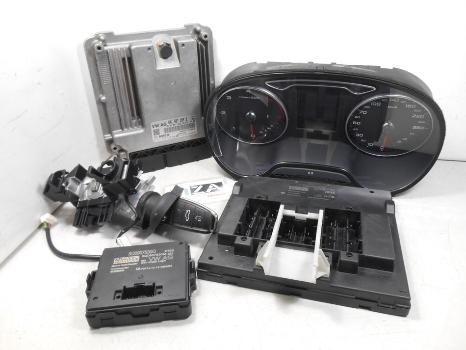 Kit Chiave ECU Audi A3 8V Sedan 1.6 TDI 77kw 105cv CLH 2014 04L907309B