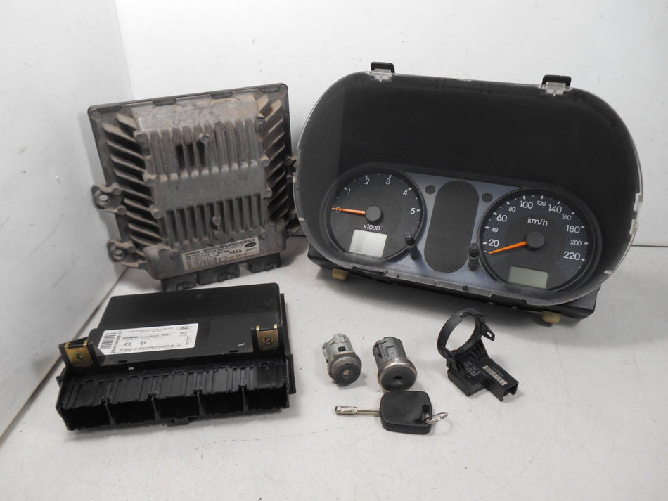 Kit Chiave ECU Ford Fiesta V 1.4 TDCI 50kw F6JA 2003 3S61-12A650-LA