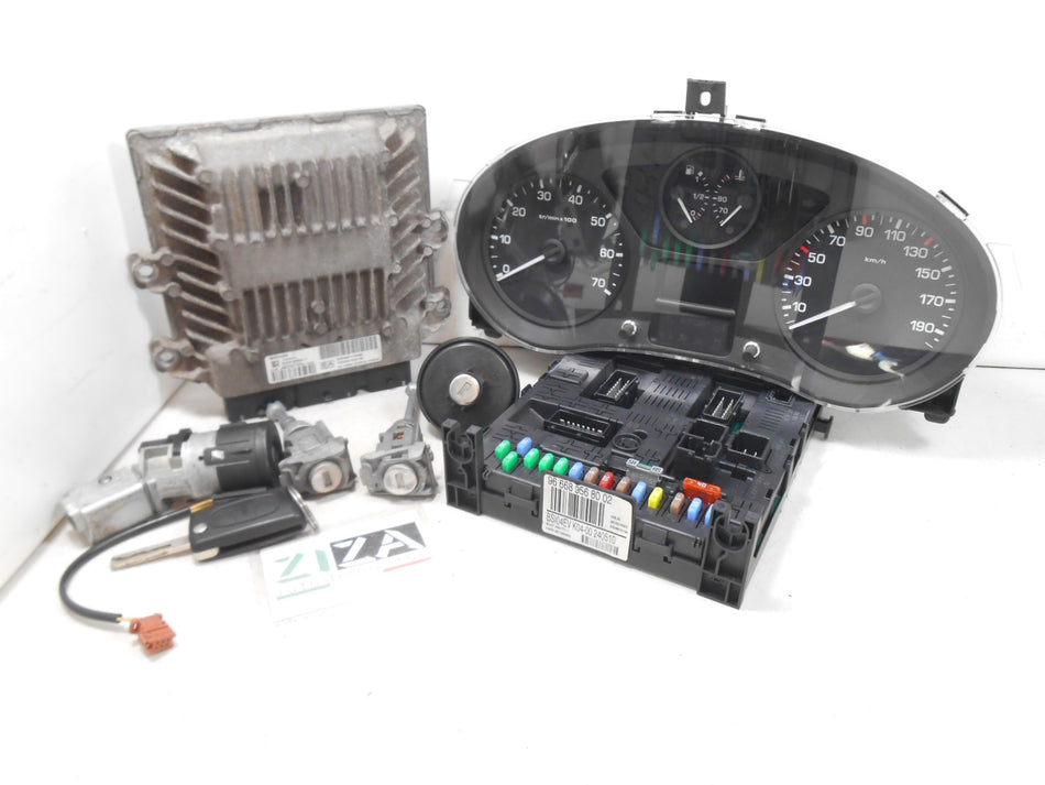 Kit Chiave ECU Fiat Scudo II 2.0 Mjet 88kw 120cv RHG 2010 SID803A 5WS40899A-T