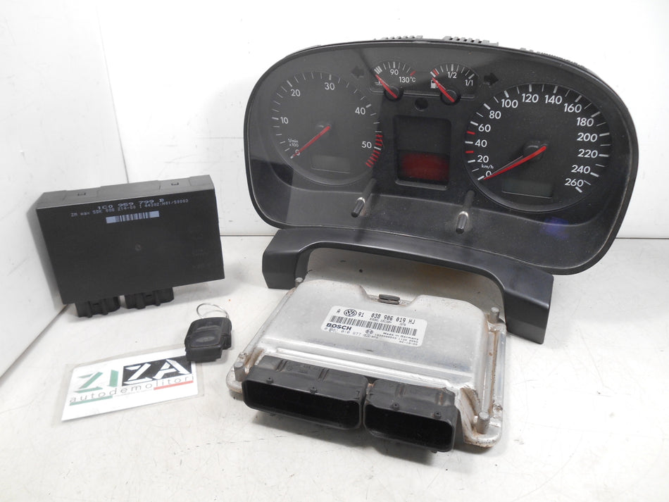 Kit Chiave ECU VW Golf IV 1.9 TDI 96kw 130cv ASZ 2003 038906019HJ