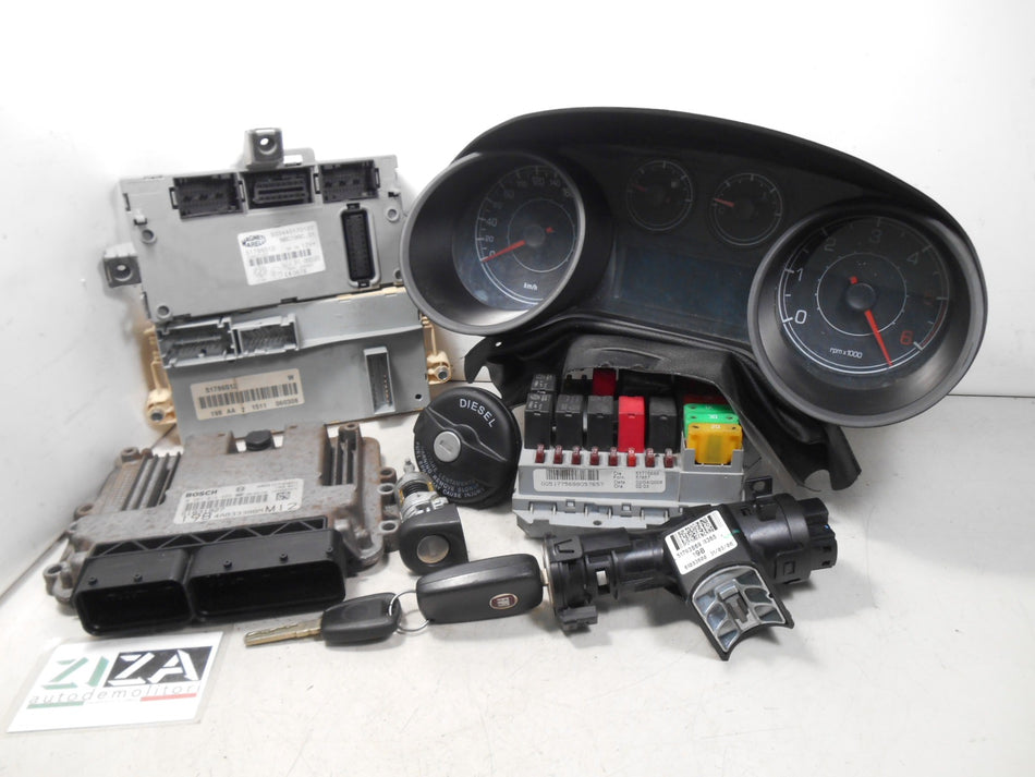 Kit Chiave ECU Fiat Bravo 198 1.6 16V 88kw 120cv 198A2000 2008 51831927