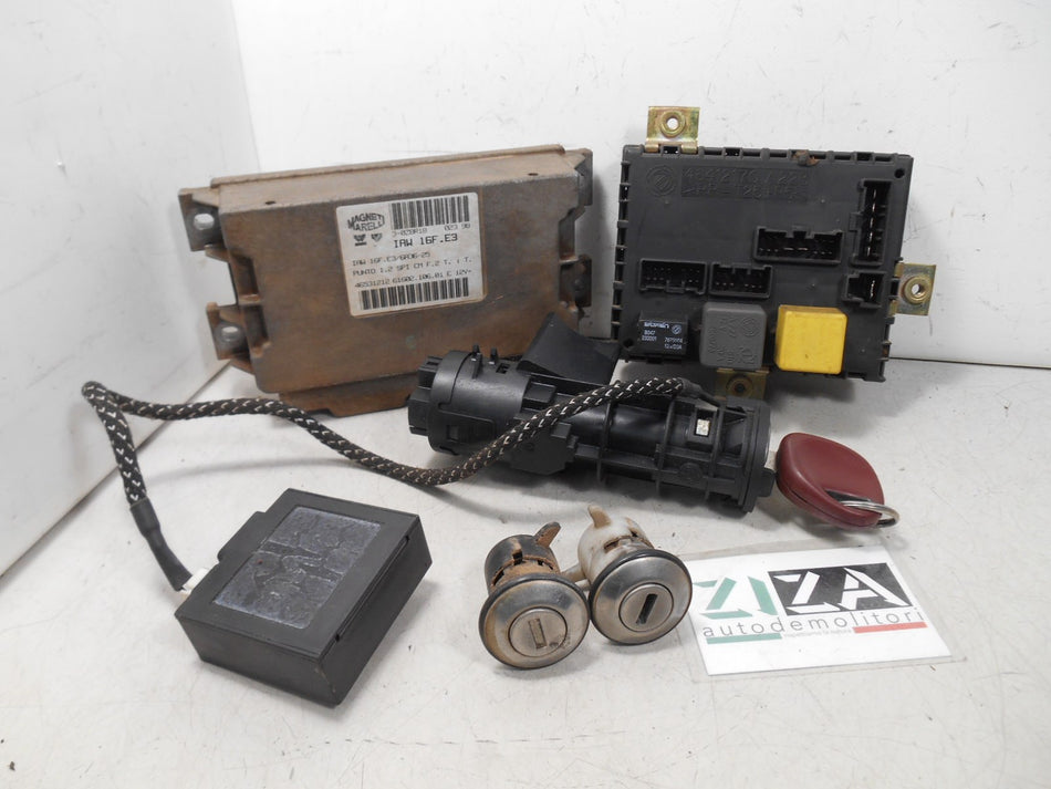 Kit Chiave ECU Fiat Punto 176 1.2 60cv 176B4000 1996 46531212 IAW16FE3