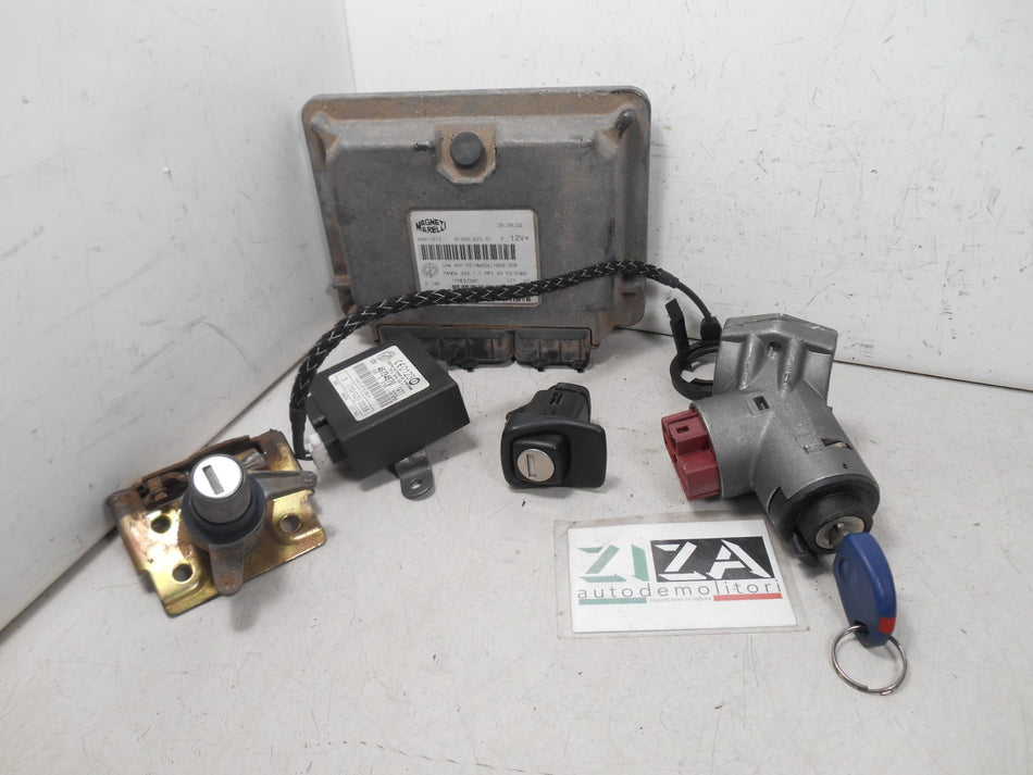 Kit Chiave ECU Fiat Panda 1.1 40kw 54cv 187A1000 2002 46817813