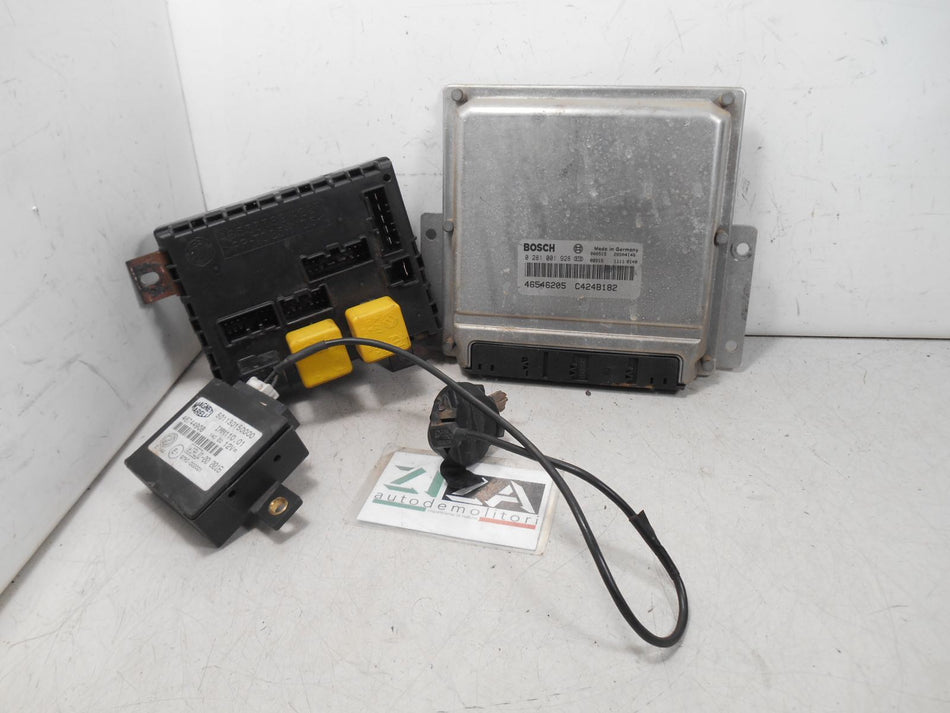 Kit Chiave ECU Fiat Marea 1.9 JTD 77kw 188B4000 2001 46546205