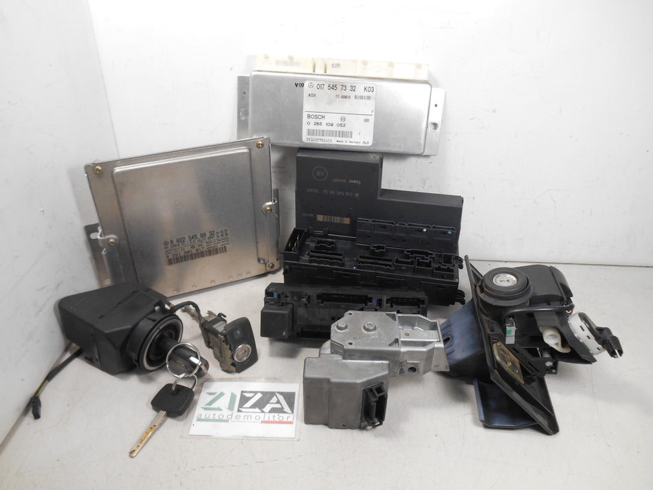 Kit Chiave ECU Mercedes W210 E220 2.2 92kw 661961 1998 A0225458032 0281001817