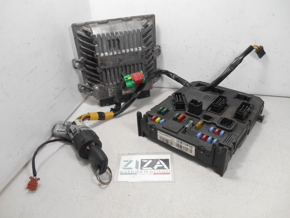 Kit Chiave ECU Citroen C3 I 1.4 HDI 50kw 68cv 8HZ 2005 SID804 9655939480