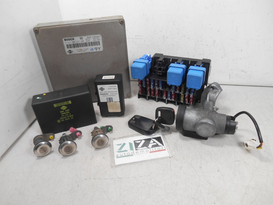 Kit Chiave ECU Nissan Micra K11 1.3 16V 55kw CG13 1998 23710-IU203 0261204247