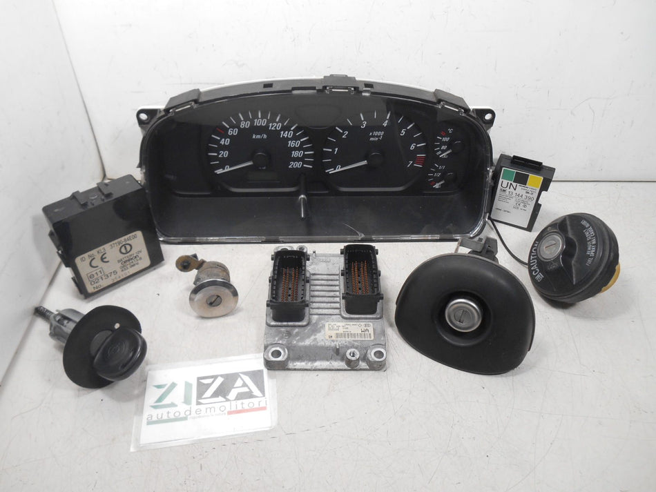 Kit Chiave ECU Opel Agila A 1.0 44kw 60cv Z10XEP 2006 0261208397 55354326