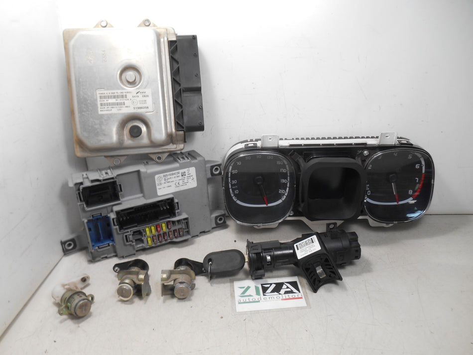 Kit Chiave ECU Fiat Panda 319 0.9 Twinair 312A2000 2014 51986256 00519584730