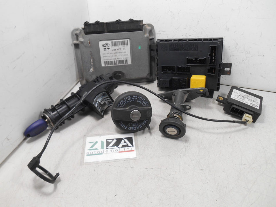 Kit Chiave ECU Fiat Brava 182 1.6 76kw 103cv 2000 46799769 IAW4EF.B1