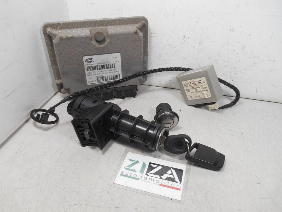 Kit Chiave ECU Fiat Seicento 1.1 40kw 54cv 187A1000 2009 51819338 46533994
