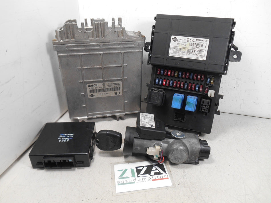 Kit Chiave ECU Nissan Primera P11 SW 2.0 90cv CD20 2000 23710-2J661 0281001629