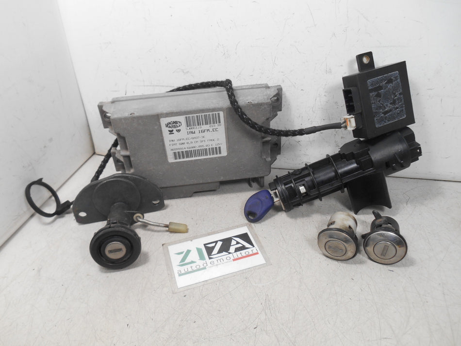 Kit Chiave ECU Fiat Seicento 0.9 29kw 1170A1046 1999 46555914 IAW16FM.EC