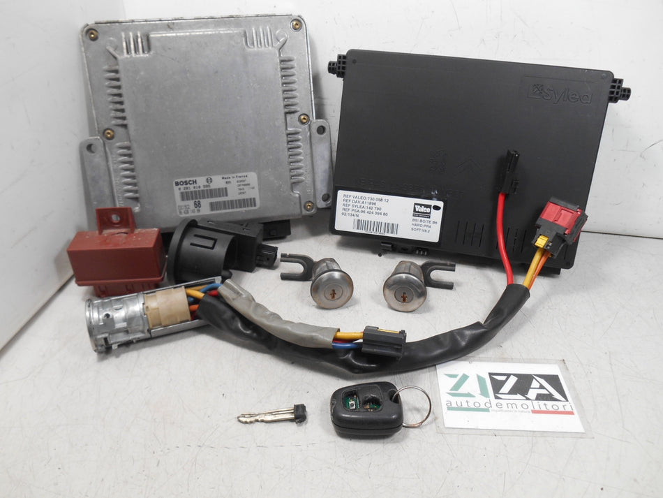 Kit Chiave ECU Citroen Xsara Picasso 2.0 HDI 90cv RHY 2002 9642014980