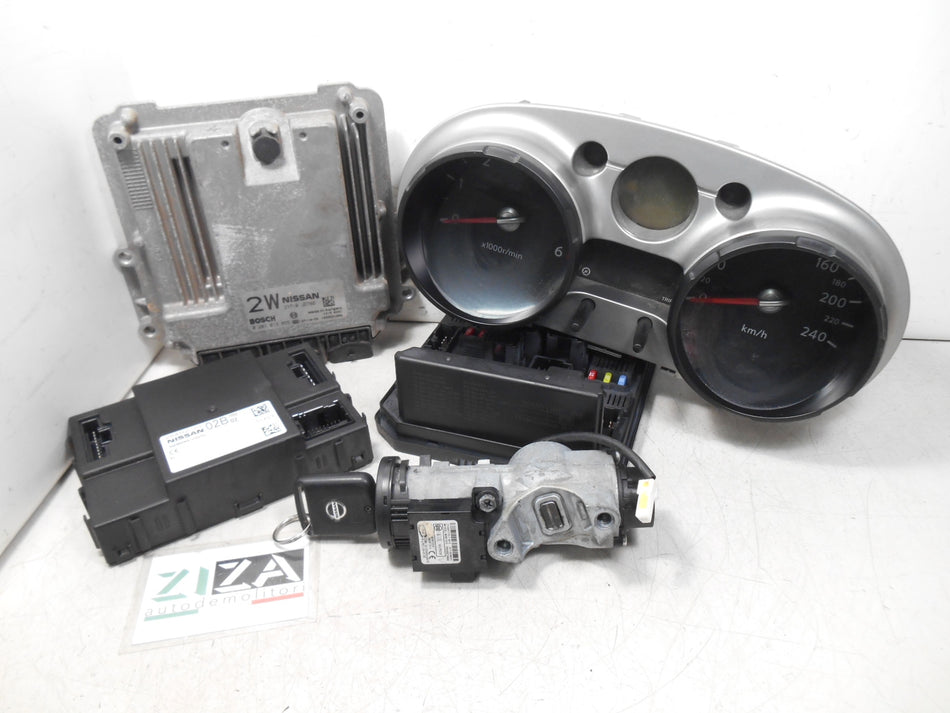 Kit Chiave ECU Nissan Qashqai J10 2.0 150cv M9R 2010 23710-JD78B 0281013855