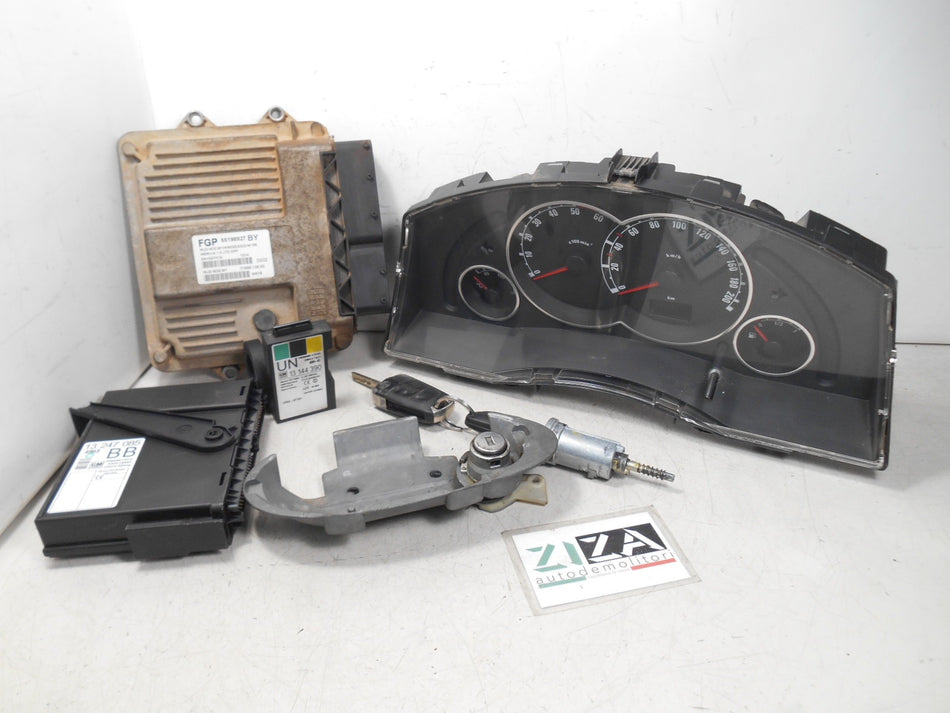 Kit Chiave ECU Opel Meriva A 1.3 CDTI 75cv Z13DTJ 2007 55198927