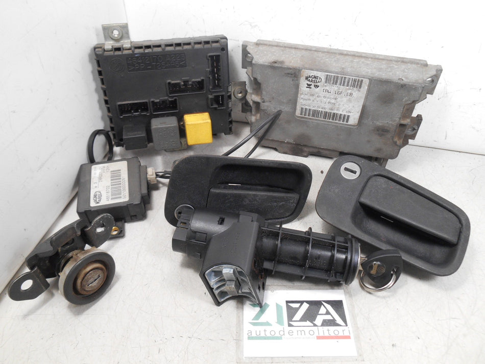 Kit Chiave ECU Lancia Y 1.1 40kw 55cv 176B2000 1999 46545150 IAW16FEB
