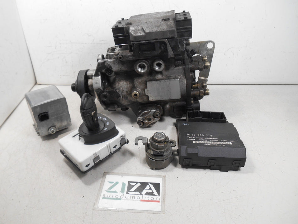 Kit Chiave ECU Saab 9-3 II 2.2 92kw 125cv D223L 2004 0470504211 12805076