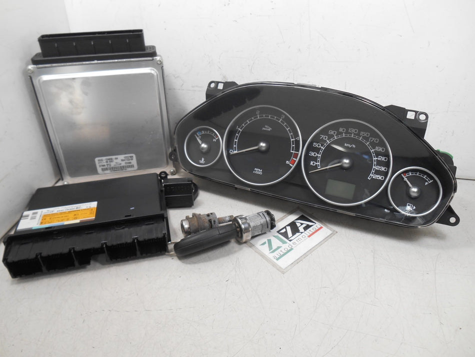 Kit Chiave ECU Jaguar X-Type X400 2.0D 96kw 6B 2004 4X43-12A650-AH