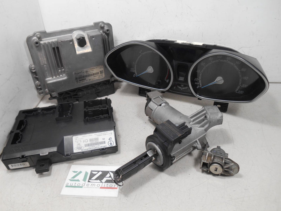 Kit Chiave ECU Ford B-Max 1.5 TDCI 55kw UGJC 2013 CV11-12A650-CH AV1T-15K600-CH