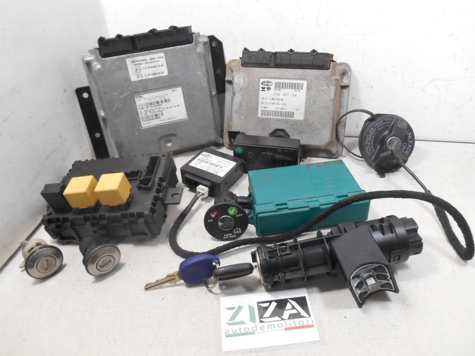Kit Chiave ECU Fiat Multipla II 1.6 B/Met 76kw 182B6000 2008 51798647 51815708