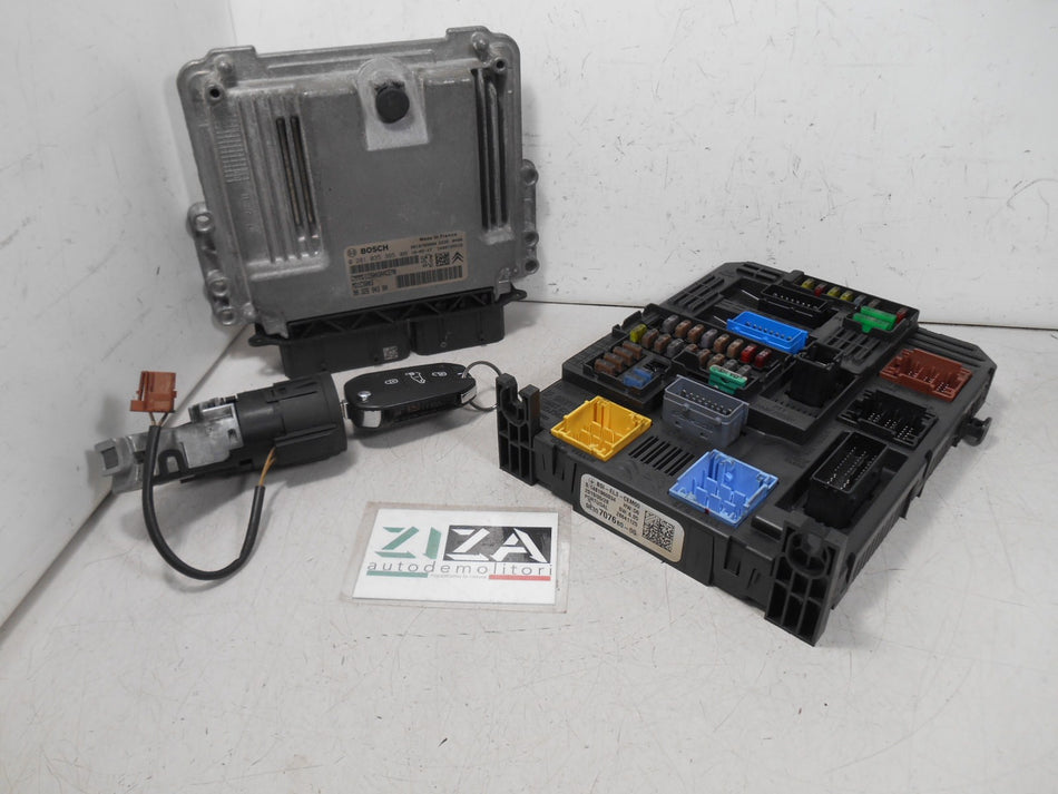 Kit Chiave ECU Peugeot Partner III 1.5 BlueHDI 75kw 102cv YH01 2019 9832694380 9830707680