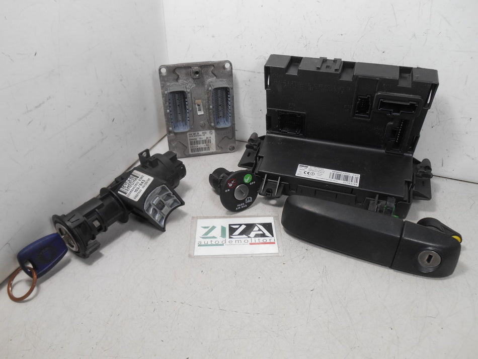 Kit Chiave ECU Fiat Panda 169 1.2 44kw 60cv 188A4000 2006 51788361 IAW5NFS5