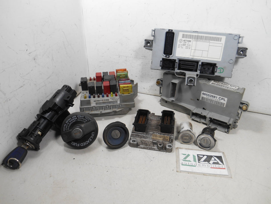 Kit Chiave ECU Fiat Punto 188 1.2 16V 80cv 188A5000 2000 0261206339 467826320
