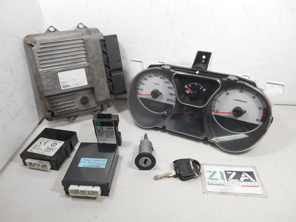 Kit Chiave ECU Suzuki Ignis 1.3 51kw 69cv Z13DT 2005 55192095 MJD6J0.S1