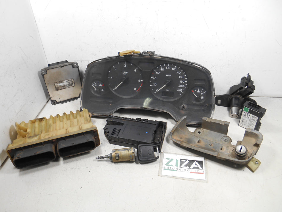Kit Chiave ECU Opel Astra G 1.7 55kw Y17DT 2000 09391899 8972314050