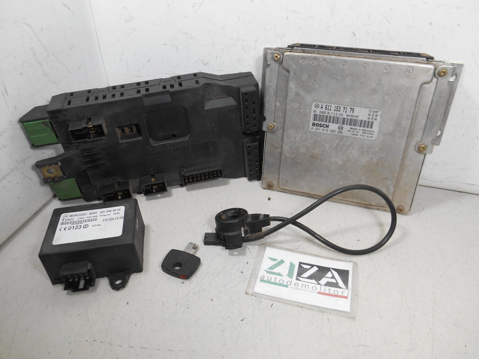 Kit Chiave ECU Mercedes Vito W638 2.2 90kw 611980 2001 A6111537179 0281010605