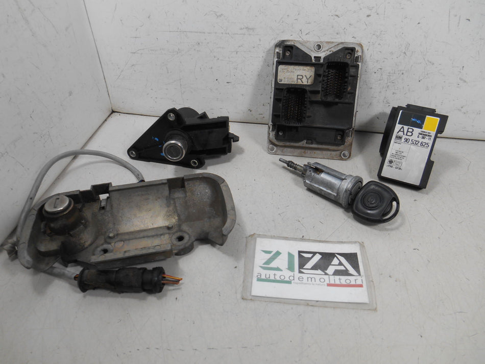 Kit Chiave ECU Opel Corsa B 1.0 40kw X10XE 1998 90532609 0261204058