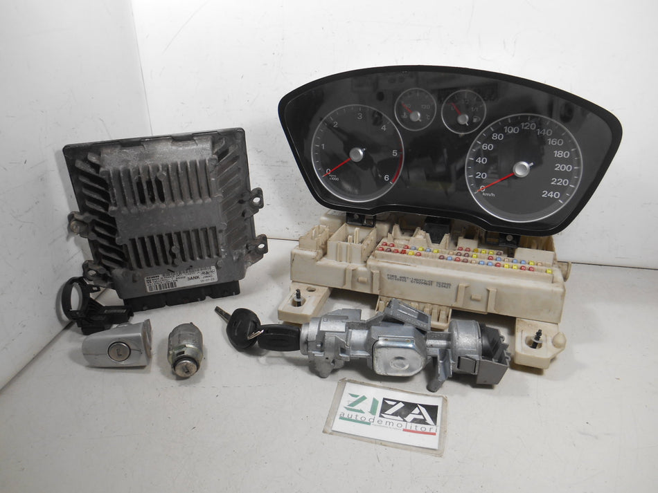 Kit Chiave ECU Ford Focus II SW 1.8 TDCI 85kw KKDA 2005 4M51-12A650-JK 5WS40303J-T