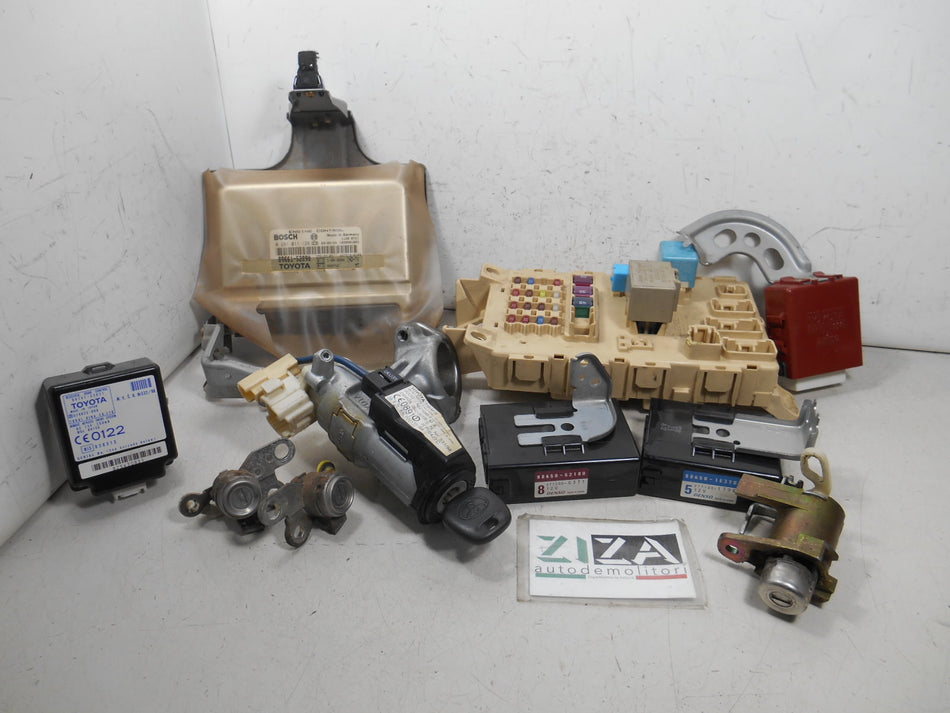 Kit Chiave ECU Toyota Yaris XP10 1.4 55kw 1NDTV 2003 89661-52890 0281011126