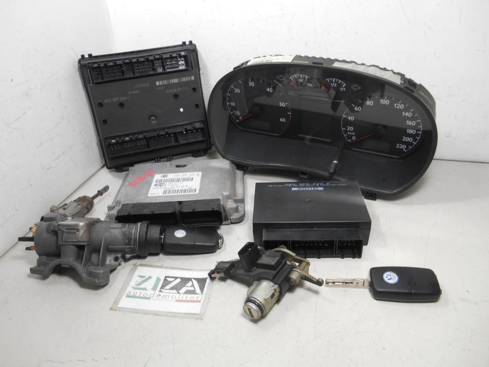 Kit Chiave ECU VW Polo 9N 1.4 55kw 75cv BBY 2003 036906034DD IAW4MV.DD