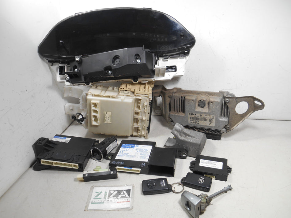 Kit Chiave ECU Toyota Yaris XP90 1.0 51kw 1KRFE 2007 0261208936 89661-0D270