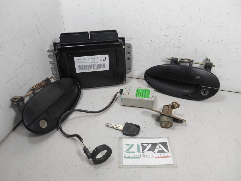 Kit Chiave ECU Daewoo Matiz 800 37,5kw F8CV 2002 96291050 96322350